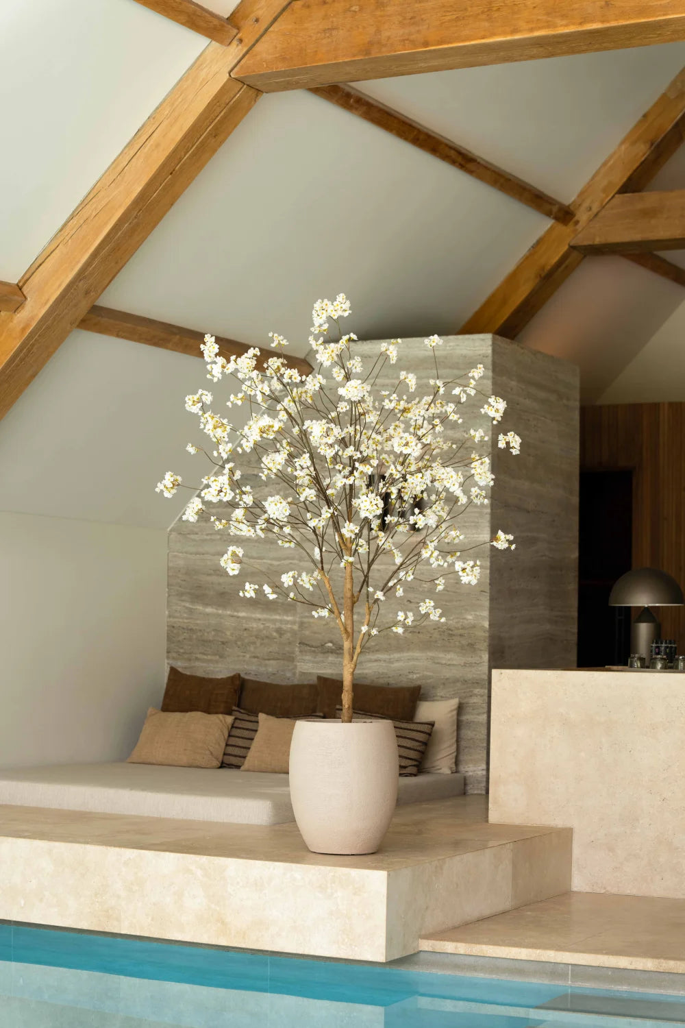 BLOSSOM TREE CREAM 180CM