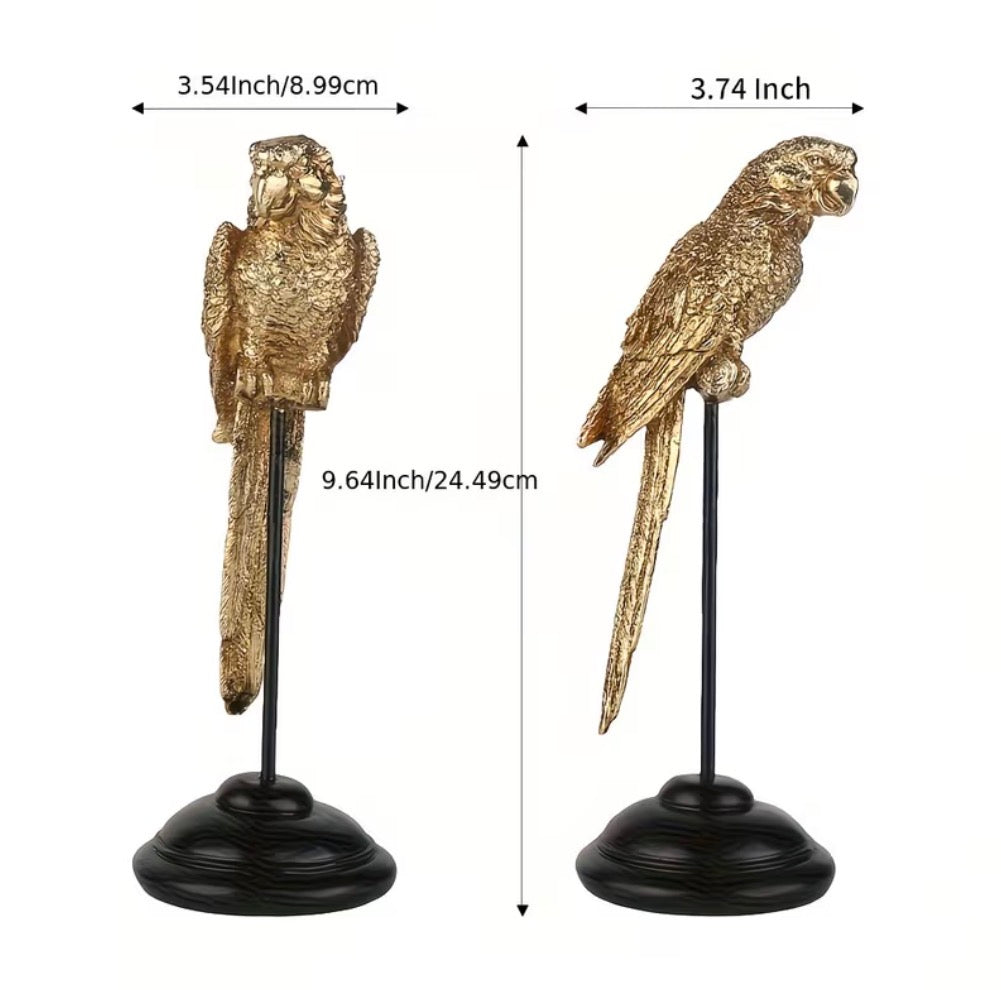 Black golden papegaai